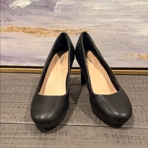 Clarks Women's Classic Black Heels